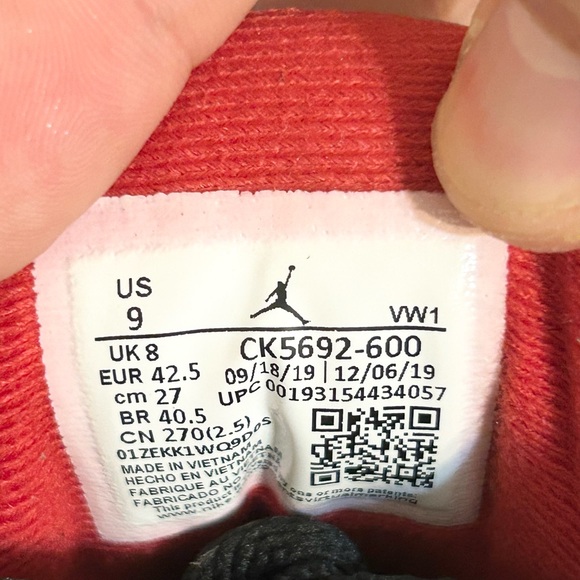 Jordan 3 Retro SE “Unite” size 9 CK5692-600 2020 PRE-OWNED - Picture 9 of 10